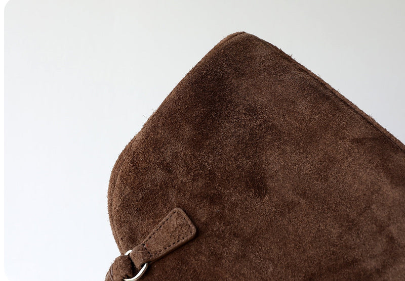 Nubuck Leather Bag | Luna Shell