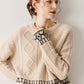 Cable-Knit Cashmere Sweater | Clara