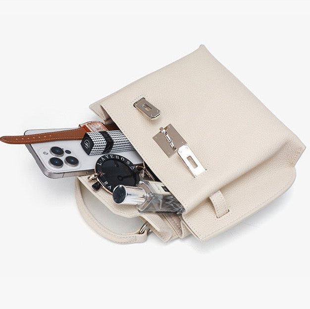 Full-Grain Leather  bag | First record-mini