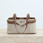 Linen Canvas and Full-Grain Leather | Dune