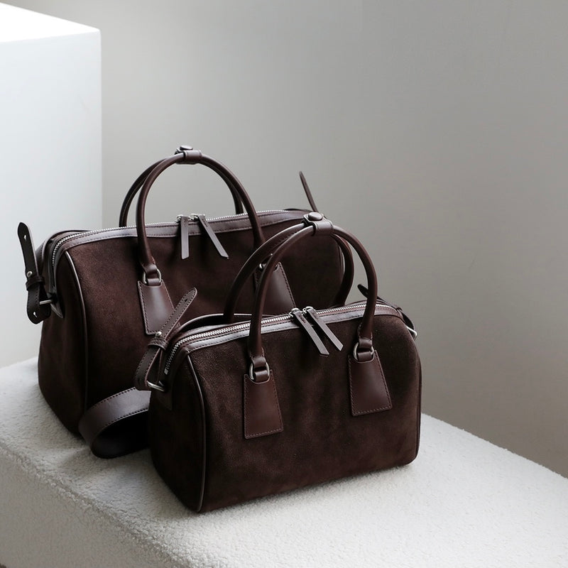 Full-Grain Leather Bag |  Suede bag | Forme Boston