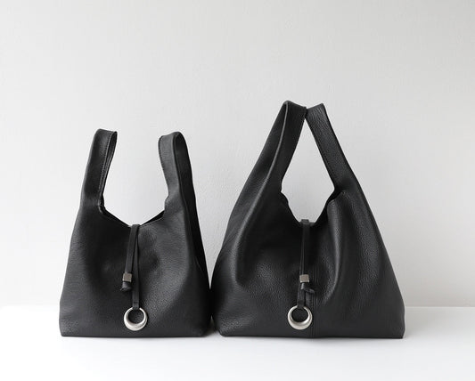 Full-Grain Lamb Leather Bag | Luna Ring