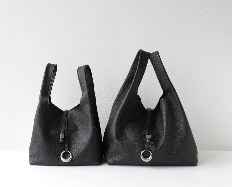 Full-Grain Lamb Leather Bag | Luna Ring