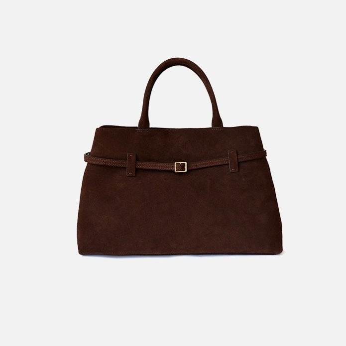 Full-Grain Leather Bag | Sea and woman