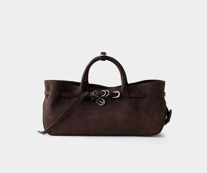 Full-grain leather | Suede Bag | Lynx