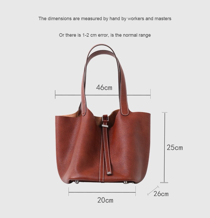 Full-Grain Leather Bucket Bag | Energy