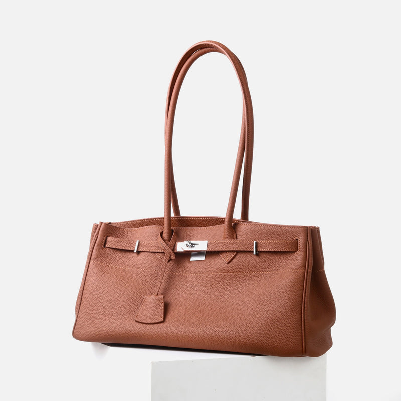 Forever classic 3# | Leather tote for Work |  Full-Grain Leather Bag