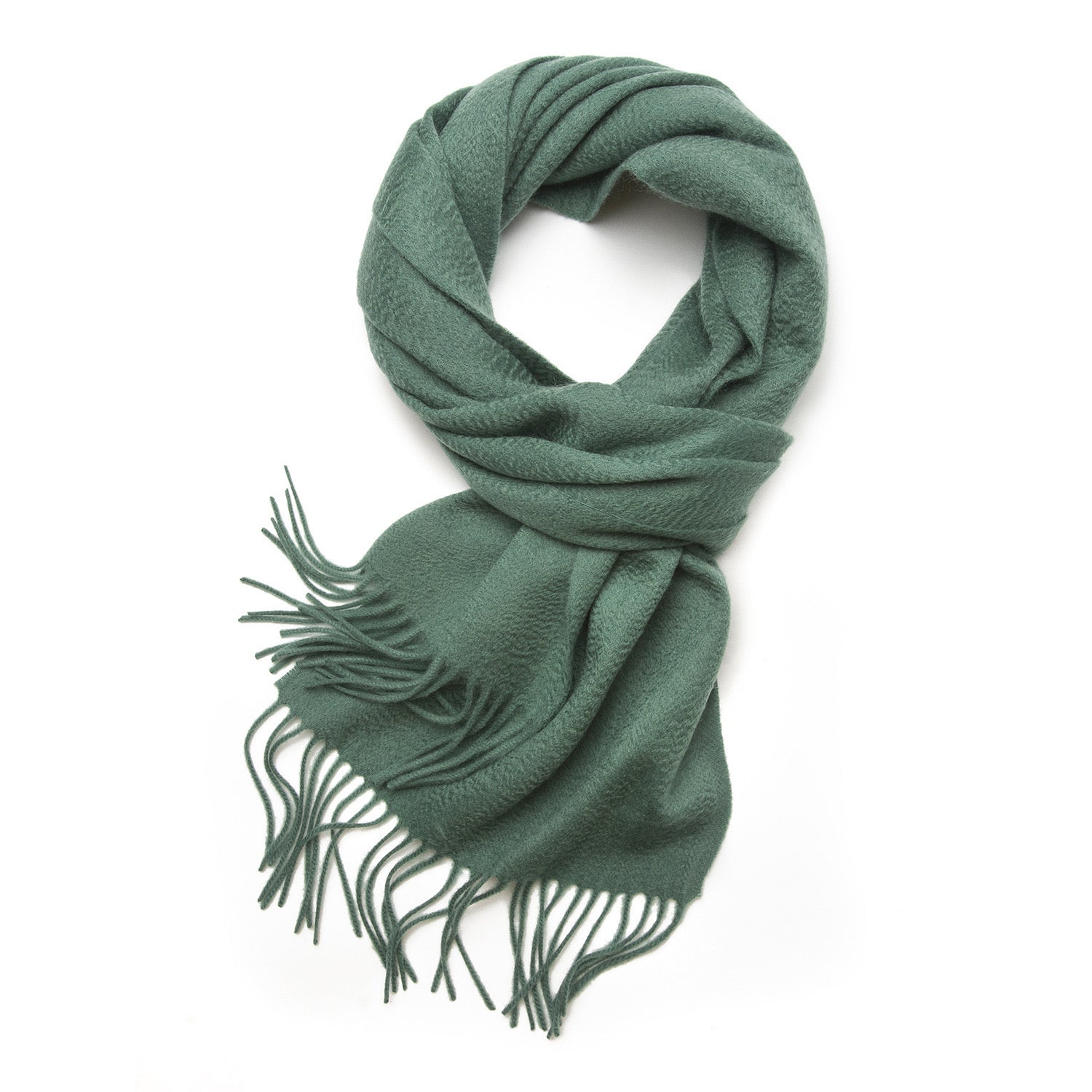 Silk and wool scarf