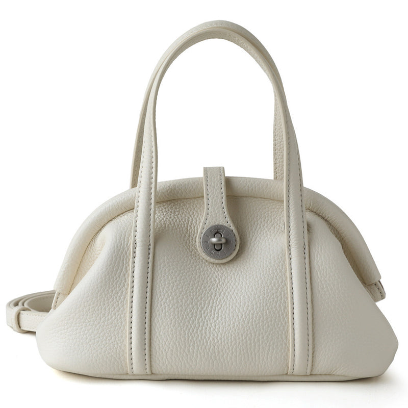 Full-Grain Leather Bag | Sea shell
