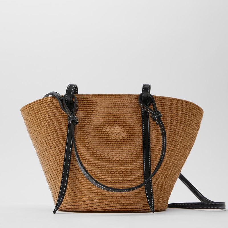 Straw bag