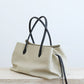 Canvas & Full-Grain Leather Tote Bag | Arlo Tote