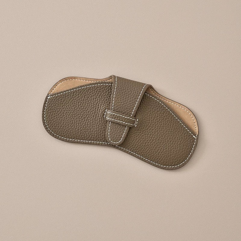 Full-Grain leather Glasses case