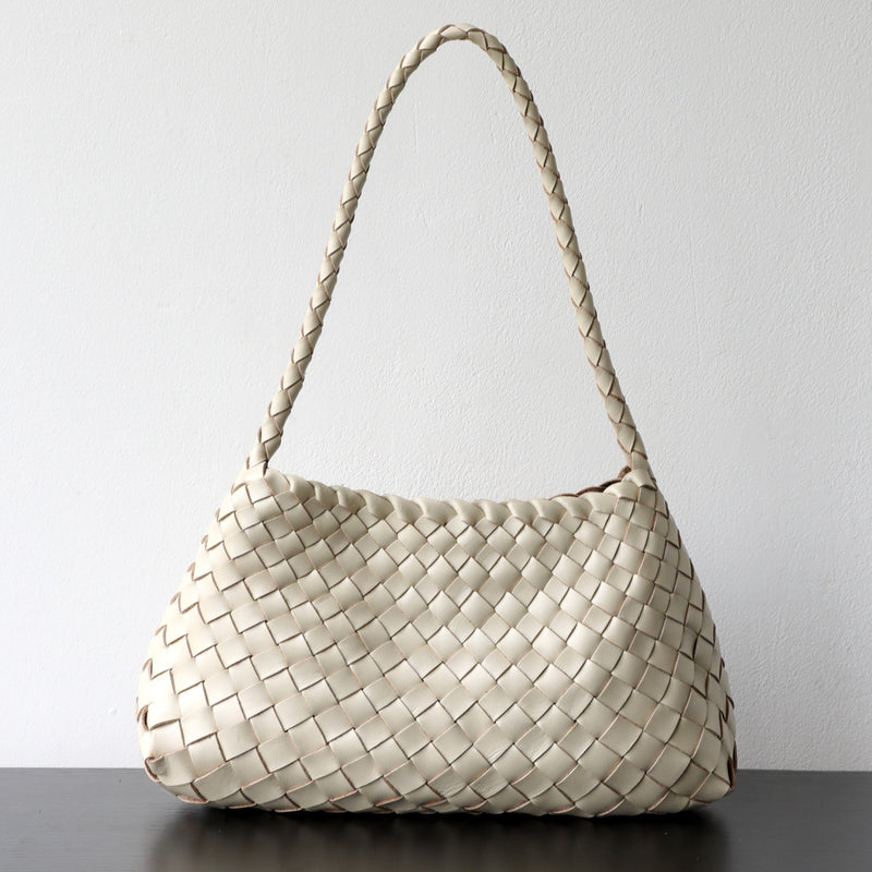 Full-grain leather bag | Woven bag | Sunlight