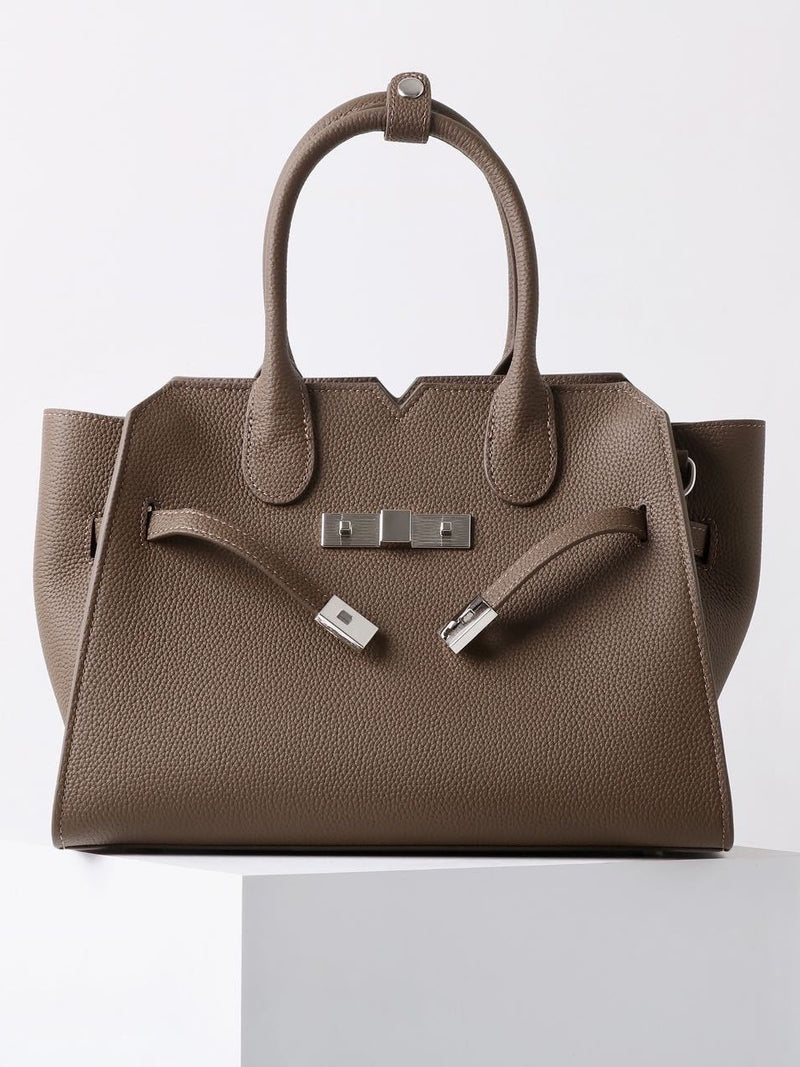 Full-Grain Leather Bag | Pure tea