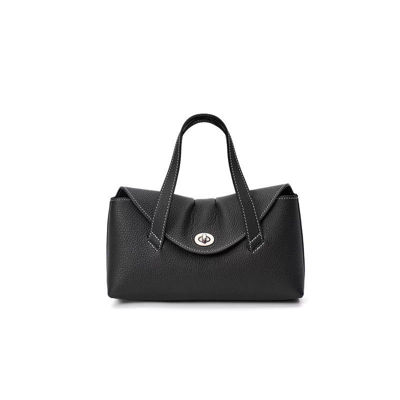 Full-Grain Leather Bag |  Togo Leather  | Crafted Carry