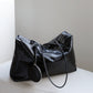 Full-grain embossed leather | The Croc Power