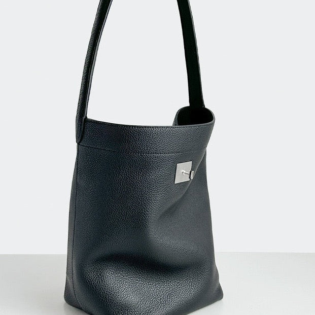 Full-Grain Leather Bag | Noir
