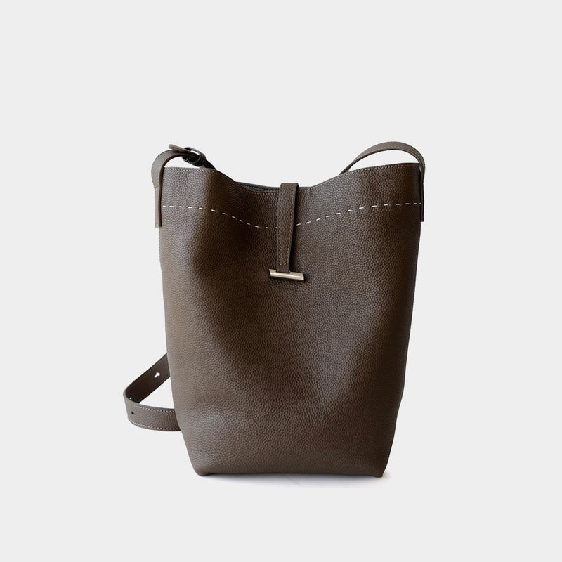 Full-Grain Leather bucket bag | Independent will