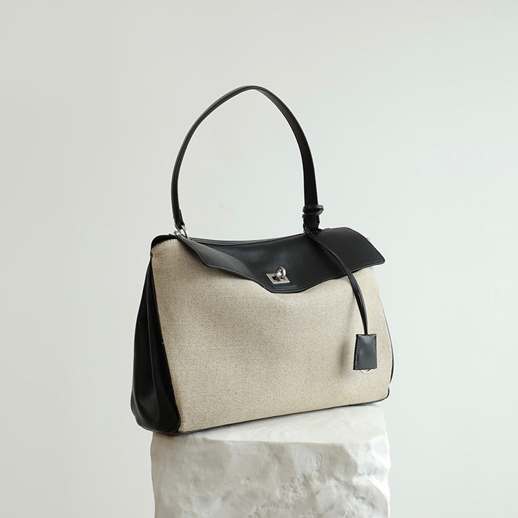 Canvas bag with cowhide leather | massif