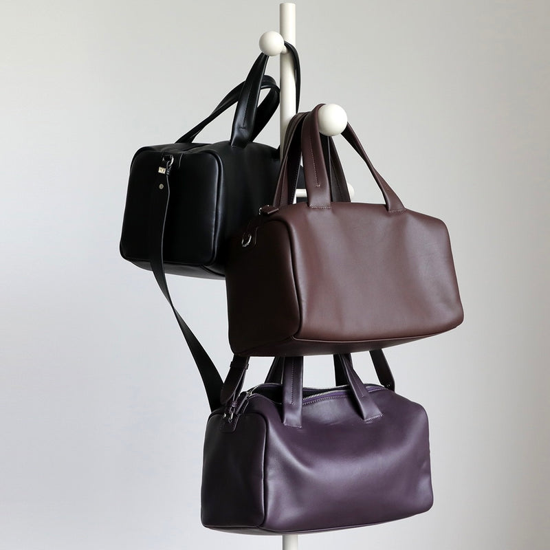 Full-Grain Leather Bag | Maison Boston