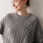 Cable-Knit Cashmere Sweater | Clara