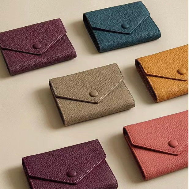 Genuine leather wallet | Golden life