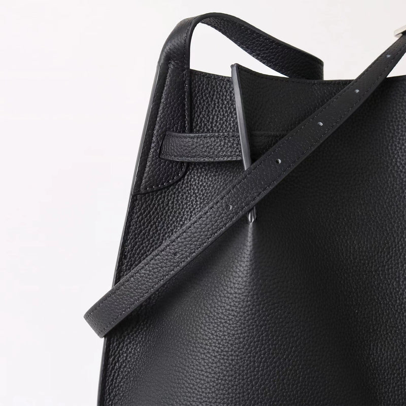 Full-grain leather Bucket bag｜Casual Simplicity