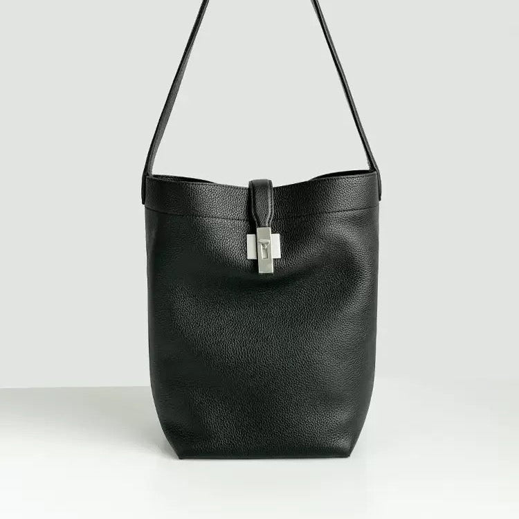 Full-Grain Leather Bag | Noir
