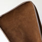Brown Suede leather nubuck leather bag