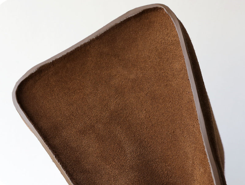 Brown Suede leather nubuck leather bag