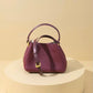 Full-Grain Leather bag | Red tea