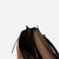 Refined split cowhide leather and Wool Blend Patchwork Bag | Open country