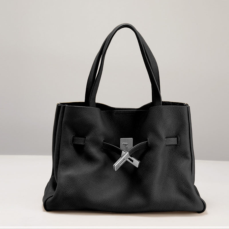 Full-Grain Leather Bag | Clouds