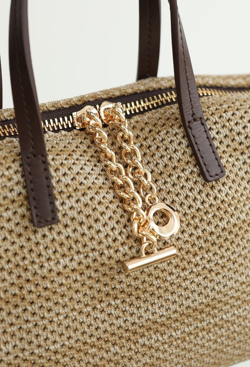 Flyknit Fabric and Full-Grain Leather Mini Bag | Breeze