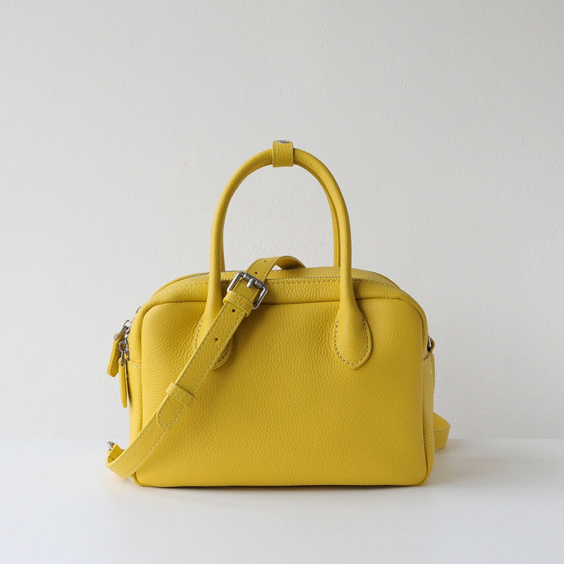 Full-Grain Leather Bag | Boston Bag | Prism