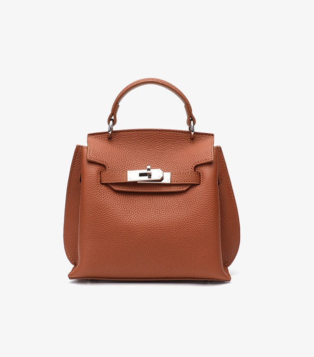 Full-Grain Leather  bag | First record-mini