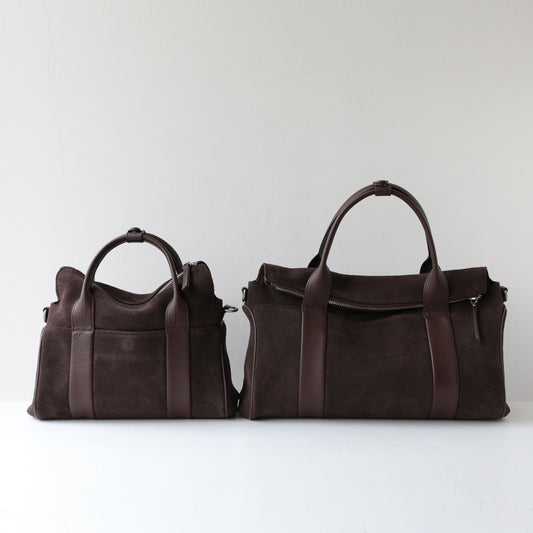 The Sawyer｜Suede bag  | Full-Grain Leather Bag