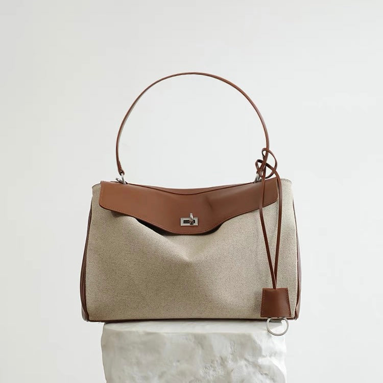 Canvas bag with cowhide leather | massif