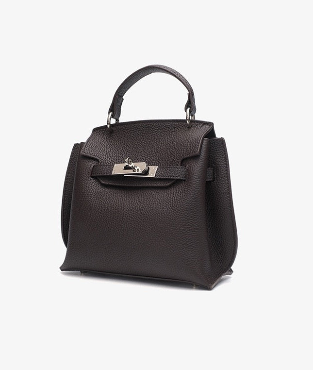 Full-Grain Leather  bag | First record-mini