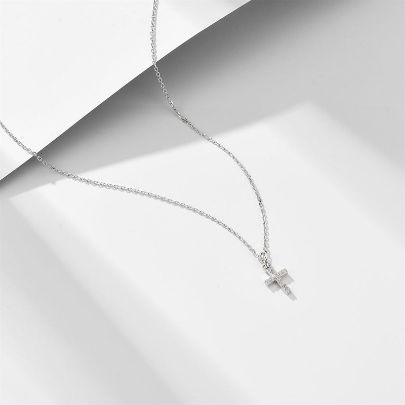 925 sterling silver necklace | 18K gold plated | Faith