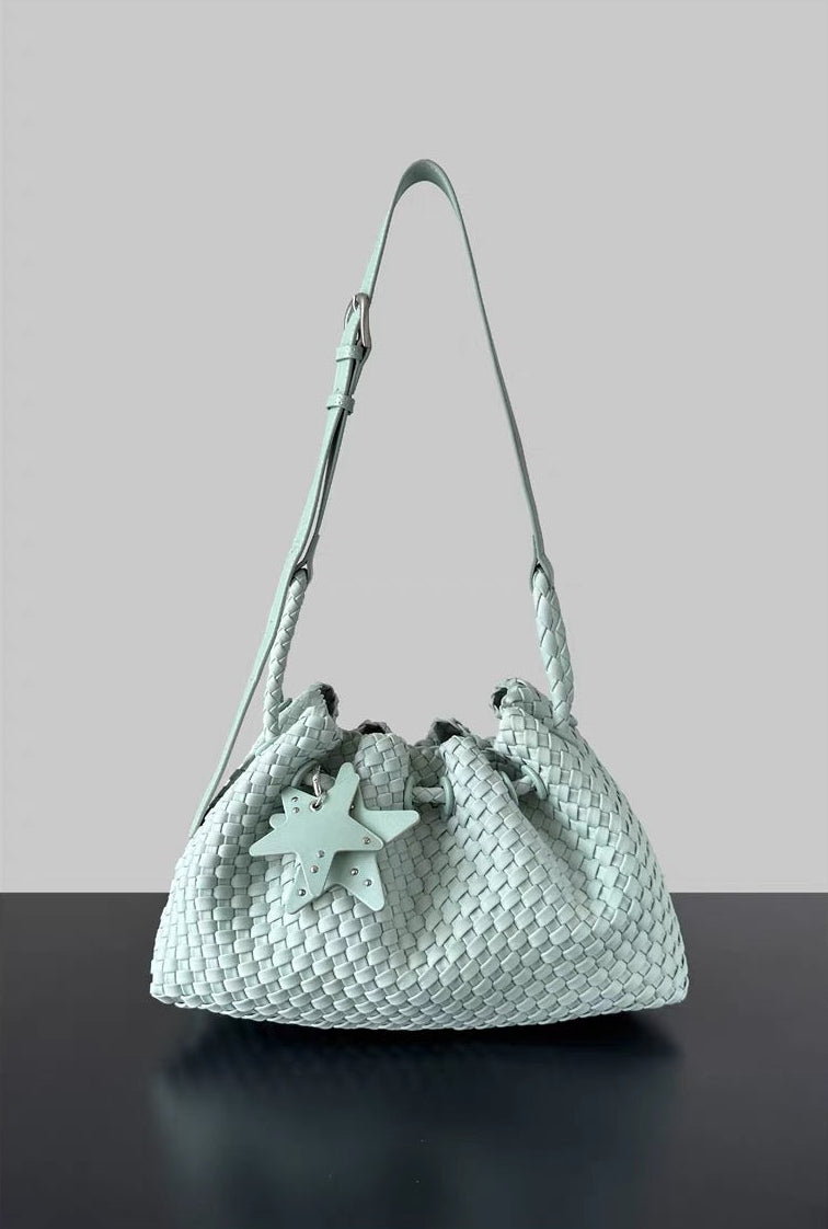 Full-Grain Leather and Satin-Finish Woven Nylon | Hira Air Bag