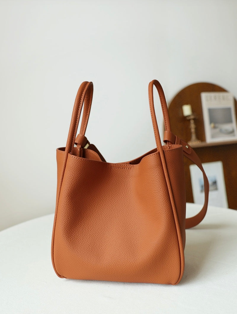 Full-Grain Leather Bag| Ella Tote