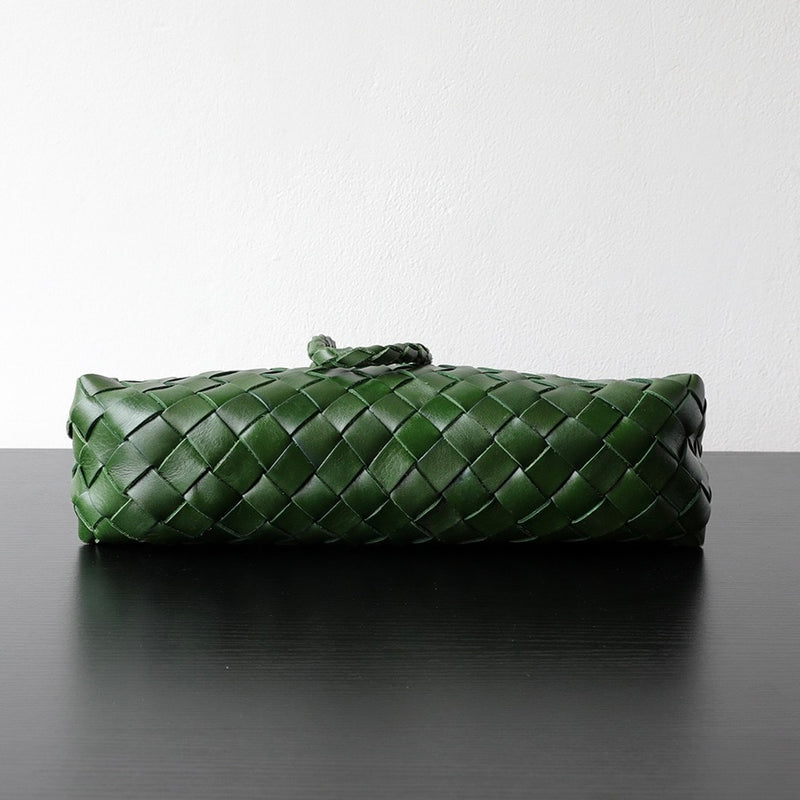 Full-grain leather bag | Woven bag | Sunlight