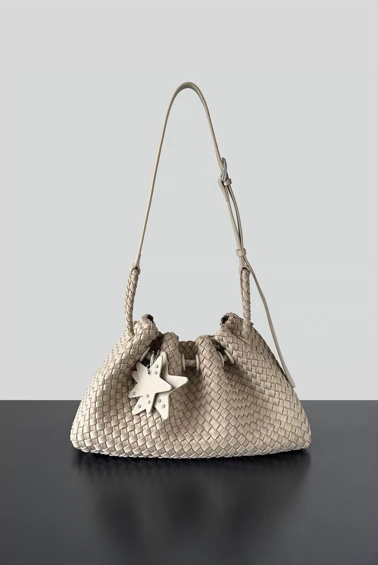 Full-Grain Leather and Satin-Finish Woven Nylon | Hira Air Bag