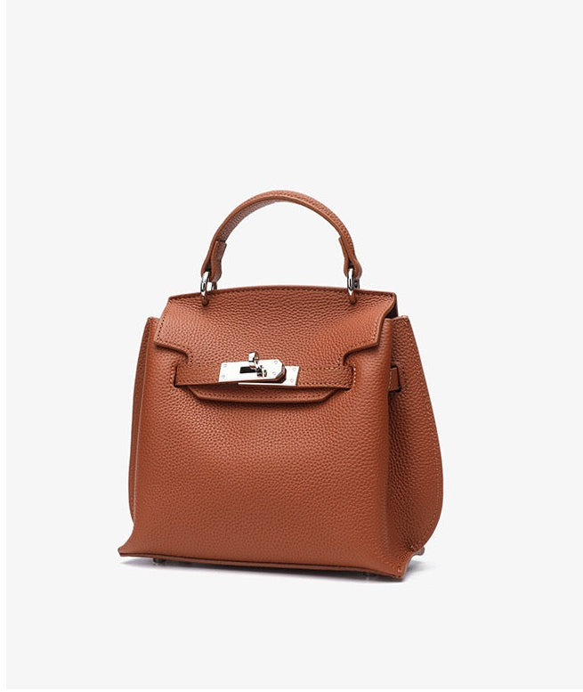 Full-Grain Leather  bag | First record-mini