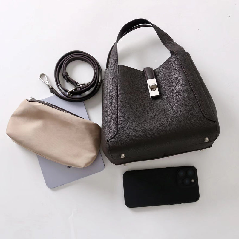 Full-Grain Leather Bag | Flexa