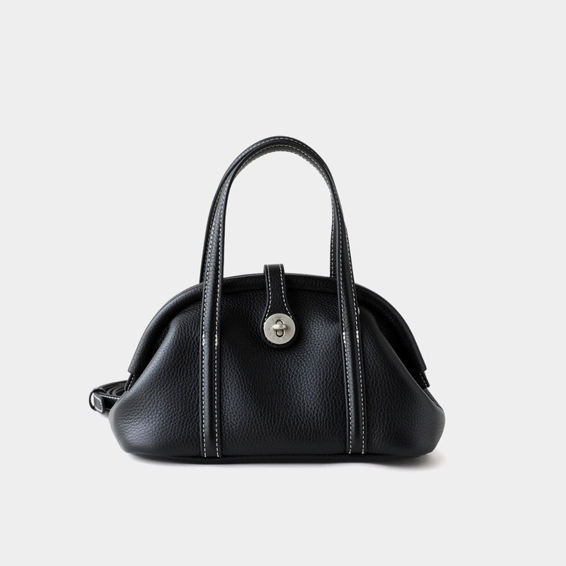 Full-Grain Leather Bag | Sea shell