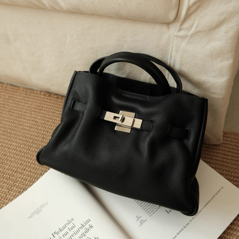 Full-Grain Leather Bag | Clouds