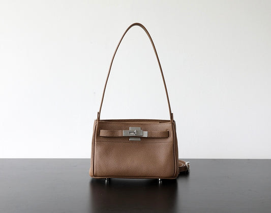 Full-grain Leather Bag | Tea