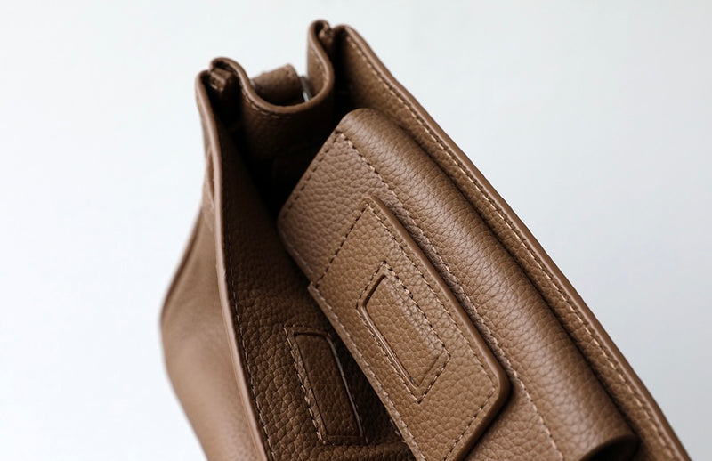 Full-grain Leather Bag | Tea